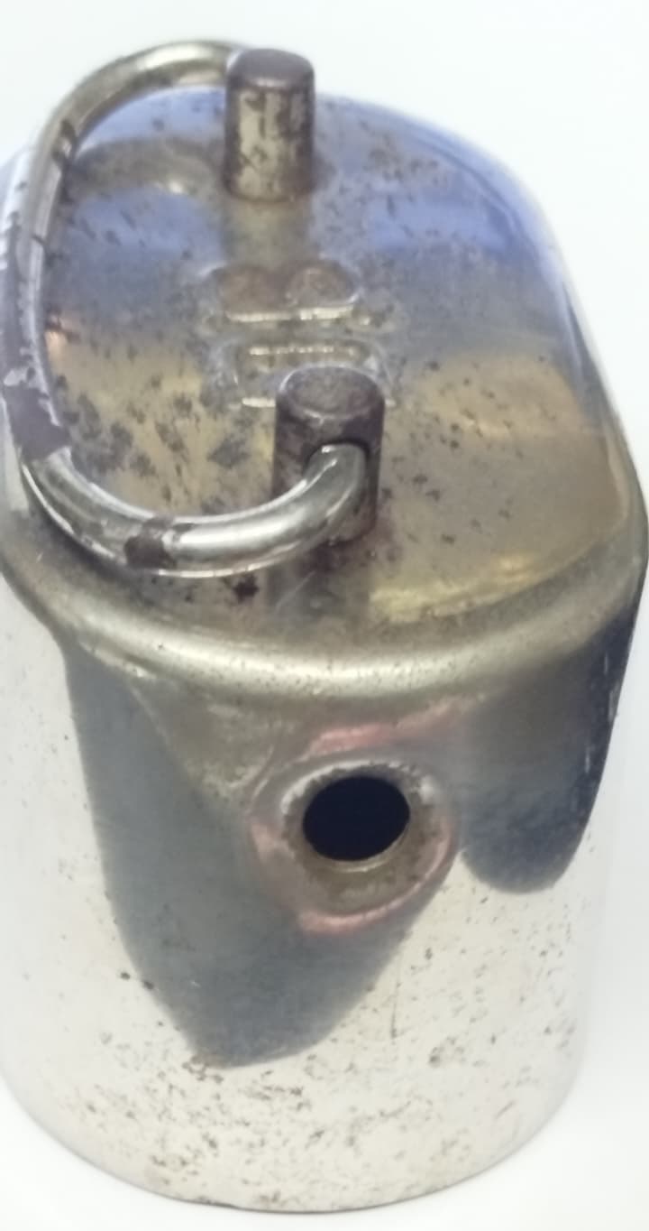 1938 DENİZCİLİK BANKASI METAL BANKA KUMBARASI CUMHURİYET BASLARI  DÖNEMİ ŞAKİR ZÜMRE YAPIMI  METAL KUMBARA