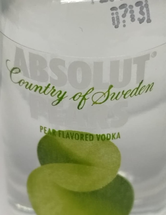 ABSOLUT  PEARS VODKA 50 ML MİNYATÜR İÇKİ VOTKA ŞİŞESİ KAPAGI ACILMAMIŞ DOLU KOLEKSİYON