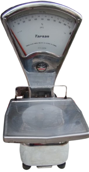 TARSAN LTD YERLİ URETİM KADRANLI IBRELİ KROM NIKEL TARTI ALETİ BASKUL KOMPLE MEKANİK CALISIR ESNAF TARTI ALETİ