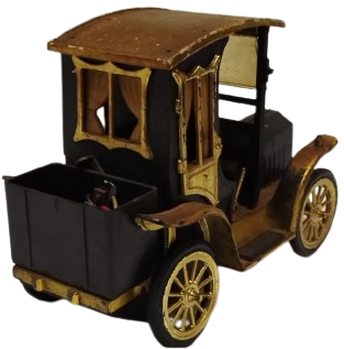 1970 YERLİ OYUNCAK EMSA VINTAGE EM-SA MADE IN TURKEY ELEKTRIKLI ANTİKA MODEL OYUNCAK ARABA