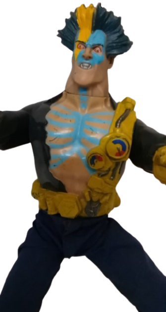 DR X KARAKTERİ VINTAGE 1990 LAR HASBRO ACTION MAN DR X KÖTÜ KARAKTER KOLEKSİYON FİGÜRÜ