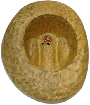 GO TEXAN LOGOLU ORİJİNAL WESTERN TARZI KOVBOY HASIR ŞAPKA