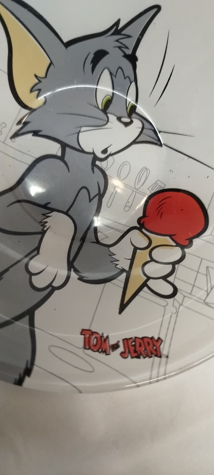 1990 PAŞABAHÇE LİSANSLI VİNTAGE TOM VE JERRY NOSTALJİK CAM TABAK KASE VE KOLEKSİYON ÜRÜNÜ