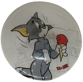 1990 PAŞABAHÇE LİSANSLI VİNTAGE TOM VE JERRY NOSTALJİK CAM TABAK KASE VE KOLEKSİYON ÜRÜNÜ