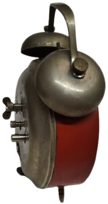 1960 SERKİSOF MEKANİK MASA SAAT ANTIKA SERKISOF DEMIRYOLLARI HATIRASI 4 JEWELS KURMALI MASA SAATI 