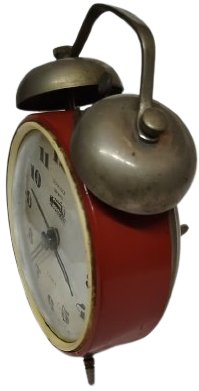 1960 SERKİSOF MEKANİK MASA SAAT ANTIKA SERKISOF DEMIRYOLLARI HATIRASI 4 JEWELS KURMALI MASA SAATI 