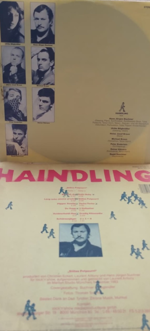 HAINDLING STILLES POTPOURRI 1984 BATI ALMANYA BASKI ORİJİNAL 33 LUK PLAK
