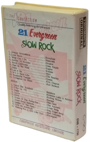 1980 THOMSUN ORIGINAL 21 EVERGREEN SLOW ROCK ANTİKA KOLEKSİYONLUK MAXELL KASET C-90