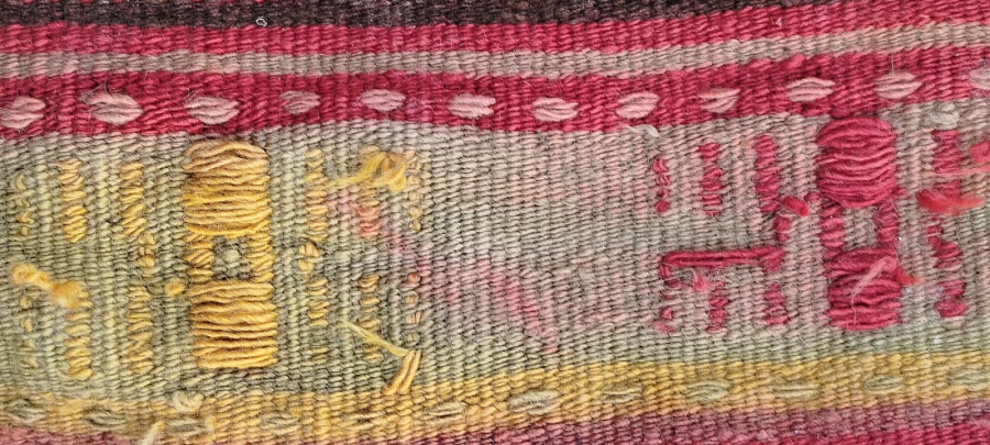 ANTİKA ANADOLU YORUK YORESİ EL DOKUMASI KÖK BOYALI TURK MOTİFLİ YÜN KİLİM