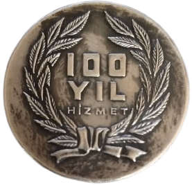 1868 1968 EMNİYET SANDIĞI 100. YIL ANISINA ÖZEL TASARIM NADİR GÜMÜŞ MADALYON