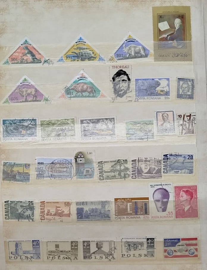 DÜNYA ÜLKELERİ GENİŞ KOLEKSİYON SEÇKİSİ ANTİKA DEĞERİNDE ORİJİNAL KARIŞIK PUL ALBÜMÜ PUL ALBUMU DEFTERİ