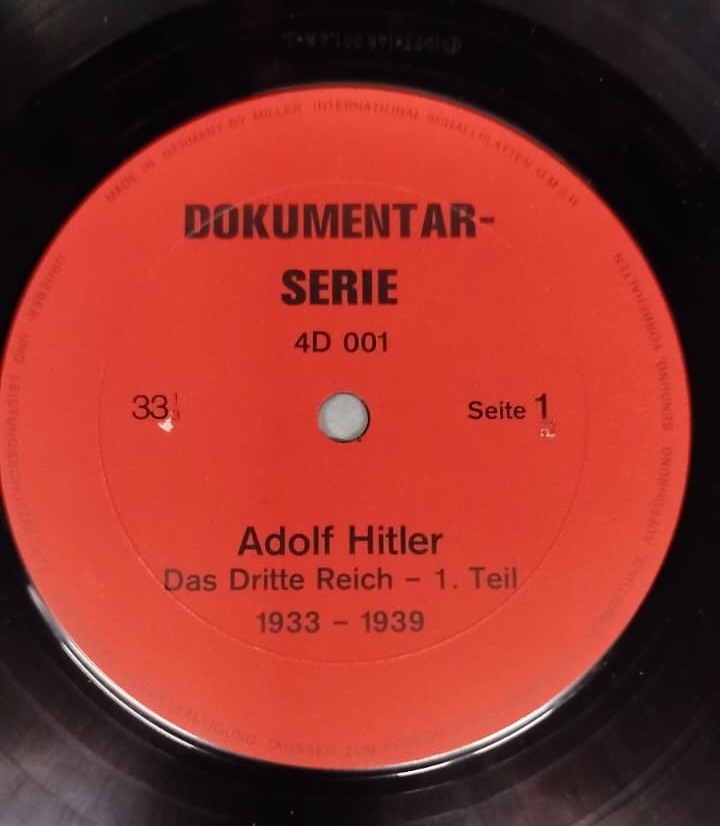 ANTİKA ALMAN YAPIMI BELGESEL SERİSİ 33 LÜK PLAK ADOLF HITLER PROPAGANDA DÖNEMİ