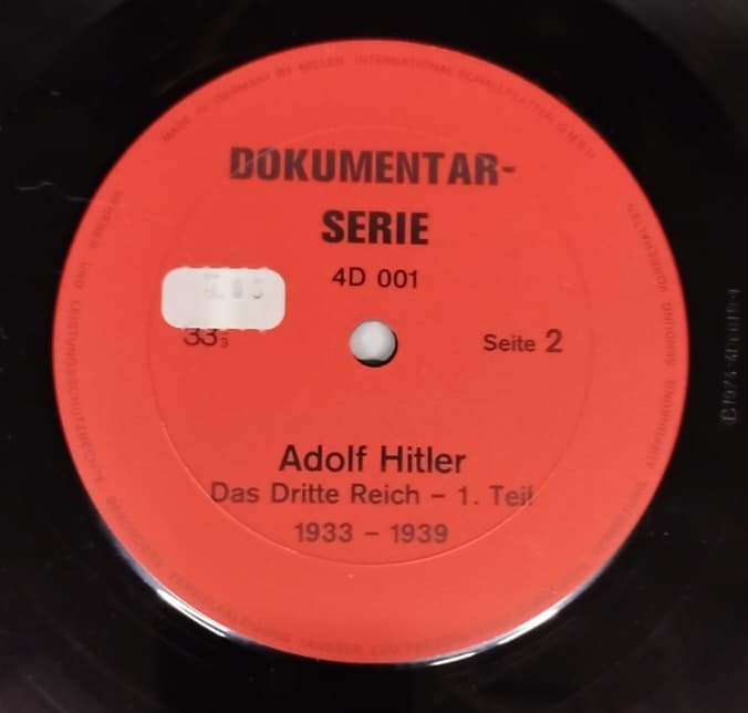 ANTİKA ALMAN YAPIMI BELGESEL SERİSİ 33 LÜK PLAK ADOLF HITLER PROPAGANDA DÖNEMİ