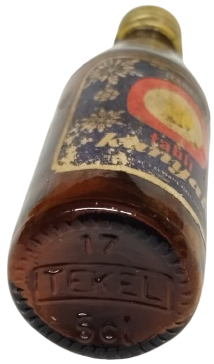 TEKEL TABİİ KANYAK 350 ML MİNYATÜR İÇKİ KONYAK ŞİŞESİ KAPAGI UZERİNDE BOS KOLEKSİYON