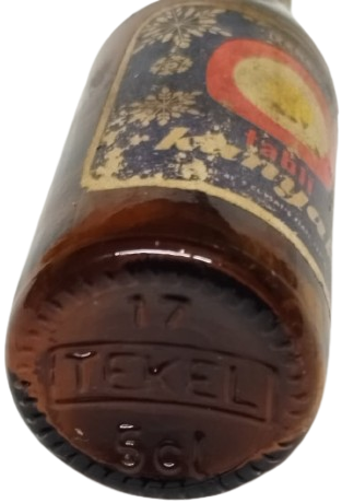 TEKEL TABİİ KANYAK 350 ML MİNYATÜR İÇKİ KONYAK ŞİŞESİ KAPAGI UZERİNDE BOS KOLEKSİYON