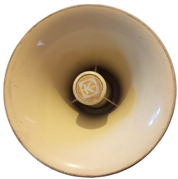 MEGAPHONE HAVALI MEGAFON MİKROFONDAN KONUŞMA KAHVERENK VE KREM RENKLERDE TAŞINABİLİR