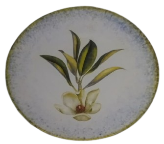 CİCEK DESENLİ SERAMİK TABAK DUVAR SUSU 