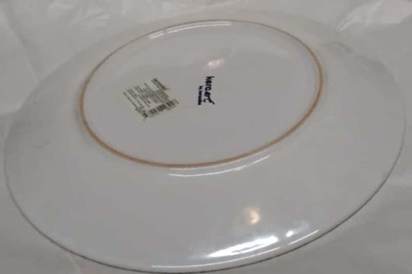 CİCEK DESENLİ SERAMİK TABAK DUVAR SUSU 