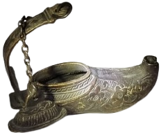 GAZİANTEP EL İŞÇİLİĞİ DOKUM PİRİNC OTANTİK KANDİL ANTİK GÖRÜNÜMLÜ DEKORATİF  AYDINLATMA 