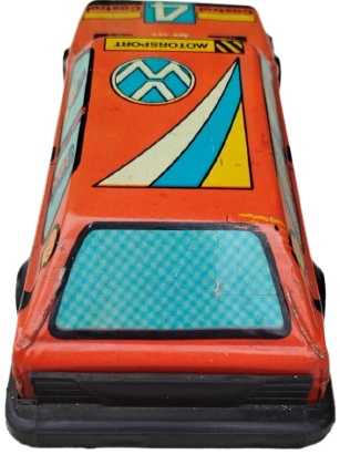 1980 NADİR NOSTALJİK GÜREL OYUNCAK ÜRETİMİ VOLKSWAGEN GOLF RALLİ SERİSİ YERLİ ÜRETİM TENEKE ARABA