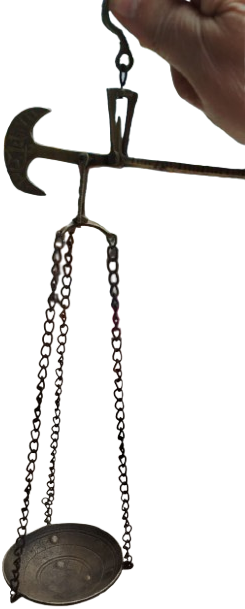 ANTİKA GÖRÜNÜMLÜ GAZİANTEP EL İŞÇİLİĞİ PİRİNÇ MİNYATÜR EL KANTARI NOSTALJİK TURİSTİK DEKORASYON OBJESİ