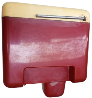 1970 JVC MODEL 3020 SİYAH BEYAZ PORTATİF BORDO KREM KASA TAŞINABİLİR 23 CM EKRAN TELEVİZYON