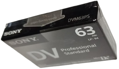 SONY PROFESSIONAL STANDARD MINI DV 63 DK SIFIR JELATİNLİ KASET KULLANILMAMIS KASET