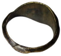 OSMANLI ANTİK DÖNEM GEOMETRİK MOTİFLİ BRONZ MÜHÜR YÜZÜK KOLEKSİYONLUK NADİR PARÇA