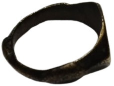 OSMANLI ANTİK DÖNEM GEOMETRİK MOTİFLİ BRONZ MÜHÜR YÜZÜK KOLEKSİYONLUK NADİR PARÇA