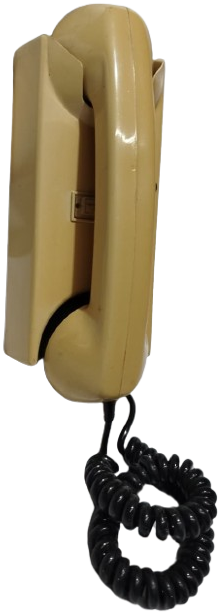 1970 TEL-SES İSTANBUL ÜRETİMİ ANTİKA DUVAR ASMA TİPİ ÇEVİRMESİZ NOSTALJİK DAHİLİ TELEFON