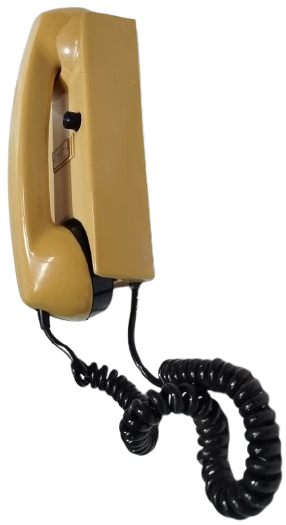 1970 TEL-SES İSTANBUL ÜRETİMİ ANTİKA DUVAR ASMA TİPİ ÇEVİRMESİZ NOSTALJİK DAHİLİ TELEFON