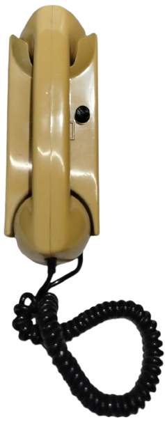 1970 TEL-SES İSTANBUL ÜRETİMİ ANTİKA DUVAR ASMA TİPİ ÇEVİRMESİZ NOSTALJİK DAHİLİ TELEFON