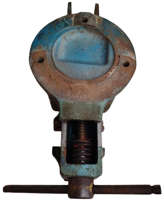 1970 100 LÜK DÖKÜM DEMİR SABİT TABANLI PROFESYONEL ATÖLYE VE MASAÜSTÜ PARALEL TEZGAH MENGENESİ