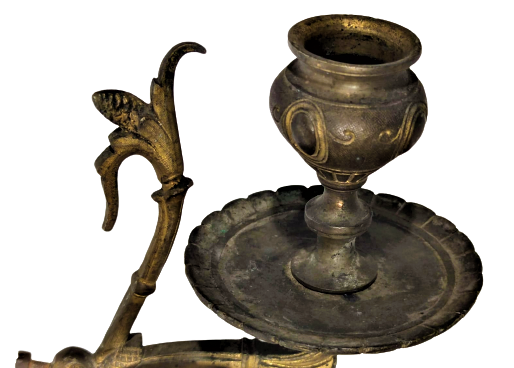 1930 FRANSIZ GOTİK TARZDA TASARLANMIŞ  TEK KOLLU CİFT PİYANO ŞAMDANI SAG SOL OLARAK BRONZ PİYANO ŞAMDANI CİFT ORTA MUMLU ŞAMDAN