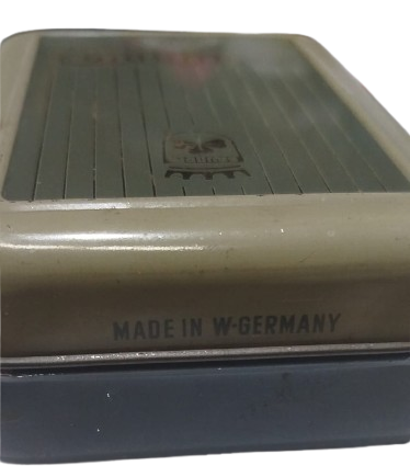 1950 GERMANY GRUNDIG GDM 15 VINTAGE MIC FOR OPEN REEL RECORDER TENEKE ORJİNAL KUTUSUNDA DİNAMİK MİKROFON