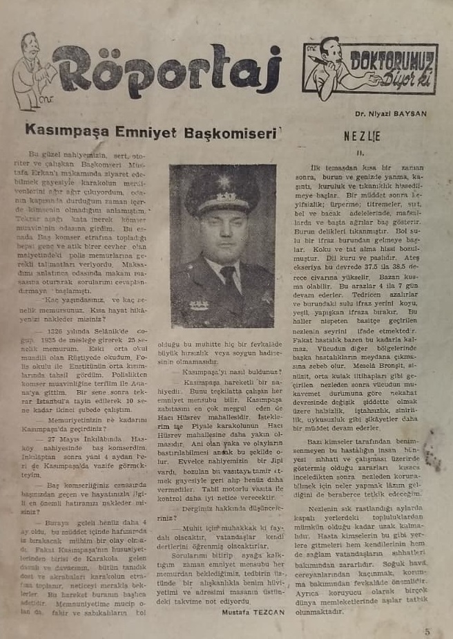 1960 TÜRKİYE BASIMI NADİR DEMİR KORSAN  BUYUK TARİHİ MACERA  KÜLTÜR MAGAZİN DERGİSİ MECMUA SAYI 2 