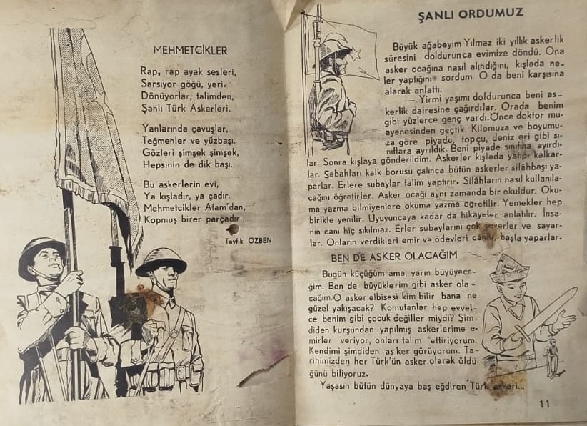  1970 DERGİ OKUL SESİ HAFTALIK OGRENCİ DERGİLERİ SAYI 6 CUMHURİYET BAYRAMI VE ATATURK