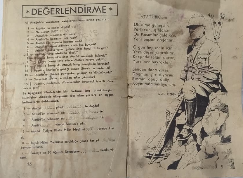 1970 DERGİ OKUL SESİ HAFTALIK OGRENCİ DERGİLERİ SAYI 3 EVİMİZ VE AİLEMİZ YANGIN HAFTASI