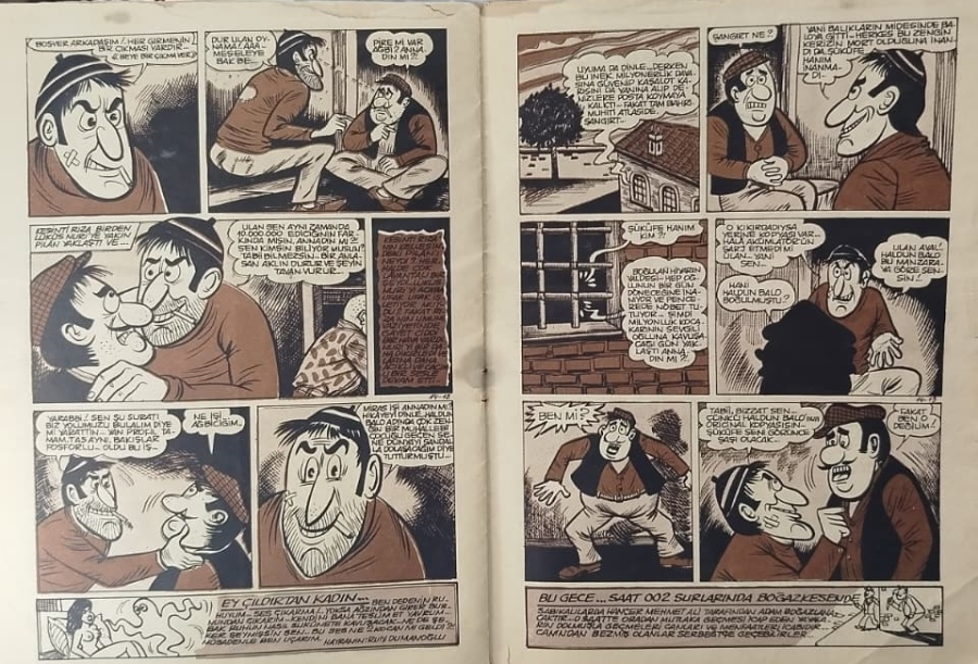 1970 SALATA MİZAH DERGİSİ SAYI 14 SUAVİ SÜALP LÜKÜS NURİ  NADİR KOLEKSİYONLUK DERGİ