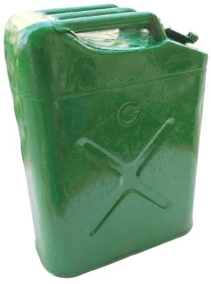 1940  İKİNCİ DÜNYA SAVAŞI ORİJİNAL BİDON  AMERİKAN ORDUSU US İBARELİ YESİL ANTİKA ASKERİ CELİK METAL BENZİN BİDONU JERRY CAN