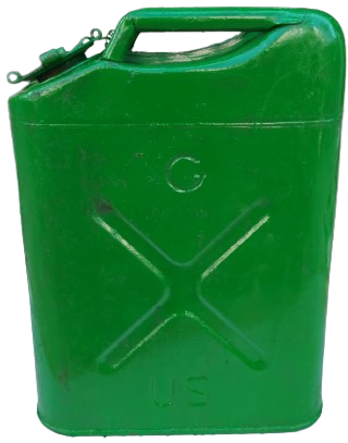 1940  İKİNCİ DÜNYA SAVAŞI ORİJİNAL BİDON  AMERİKAN ORDUSU US İBARELİ YESİL ANTİKA ASKERİ CELİK METAL BENZİN BİDONU JERRY CAN