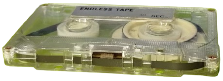 1970 ANTİKA KOLEKSİYONLUK 30 SANİYELİK NADİR SONSUZ DÖNGÜ ENDLESS TAPE KASET ECHO