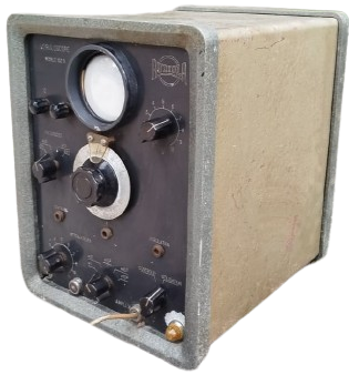 1950 VOBULOSCOPE MODELE 102 B AUDIOLA VINTAGE FRANSIZ LAMALI TEST CİHAZI ANTİKA SİNYAL ÜRETECİ