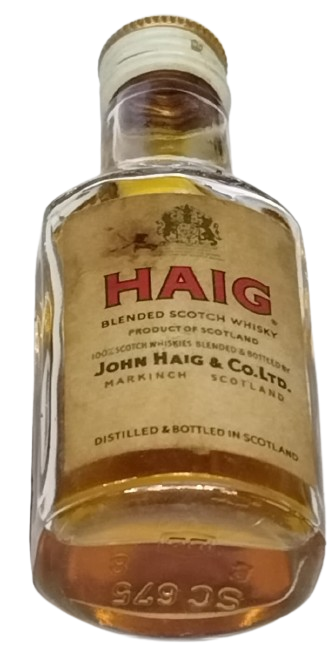 HAİG JOHN WHİSKY  & CO. LTD. VİSKİ ALKOL UFAK MİNYATÜR İÇKİ  ŞİŞE İCİ DOLU