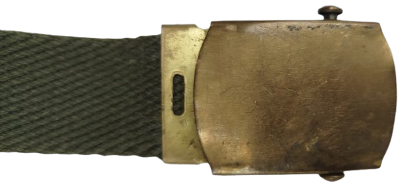 USA ORİJİNAL VİNTAGE ASKERİ TİP MASİF PİRİNÇ TOKALI KANVAS PALASKA AMERİKAN ASKER KEMER