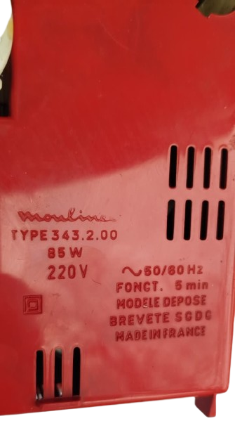 1970 FRANSIZ MENSELİ VINTAGE MOULINEX ELEKTRIKLI KONSERVE ACACAGI VE BIÇAK BILEME MAKINESI