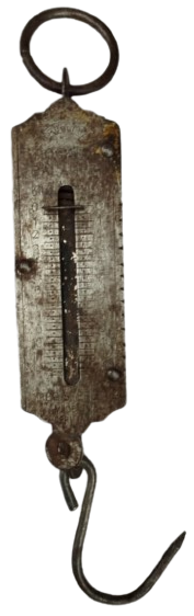 1920 ALMAN YAPIMI CELİK MEKANİK REBURE MARKA ANTIKA CEP TERAZISI EL KANTARI 12 KILOGRAM KAPASITELI