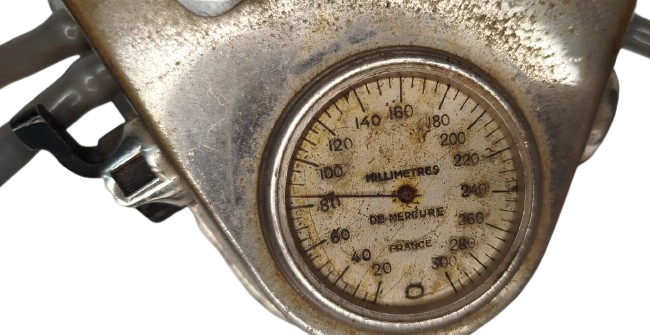 1920 FRANSIZ G BOULITTE MARKA ANTİKA TIBBİ OSİLOMETRE TANSİYON ÖLÇÜM CİHAZI NADİR KOLEKSİYONLUK PARÇA