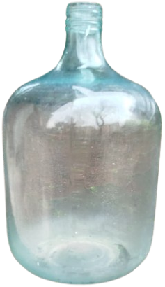 1950 CAM DAMACANA  YAG SARAP SİRKE SAKLAMA YESILIMSI RENKTE OLDUGU GORULUR 20 LİTRELİK