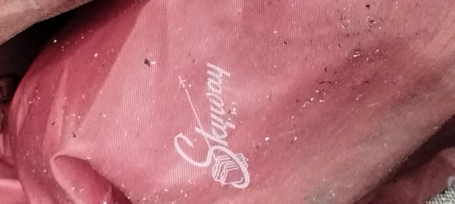 USA SKYWAY MARKA ANTİKA DEĞERİNDE VİNTAGE KANVAS VE DERİ DETAYLI ÇOK AMAÇLI TEKERLEKLİ SEYAHAT VALİZİ